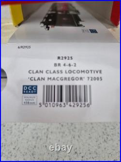 Hornby R2925 BR Clan Class 4-6-2 Loco, 72005 Clan MacGregor, DCC Ready, Boxed