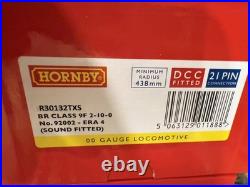 Hornby R30132TXS BR 2-10-0 Class 9F Loco 92002 TXS Sound DCC FITTED
