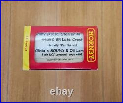 Hornby R3030 BR Fowler Class 4F Loco 44592 DCC & Olivia's Sound & Lights Fitted