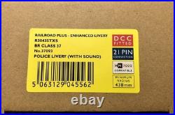 Hornby R30435TXS BR Class37 No. 37093 Police Livery. Sound, Siren & Blue Light