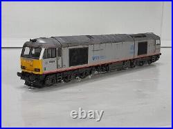 Hornby R3141 DB Class 60 No 60099 Tata Steel Silver Livery Weathered. DCC Fitted