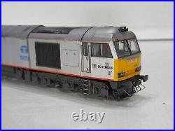 Hornby R3141 DB Class 60 No 60099 Tata Steel Silver Livery Weathered. DCC Fitted