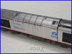 Hornby R3141 DB Class 60 No 60099 Tata Steel Silver Livery Weathered. DCC Fitted