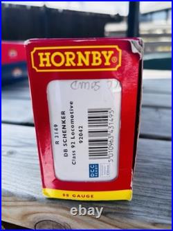 Hornby R3149 Class 92 Locomotive DB Schenker OO Gauge DCC Sound Fitted