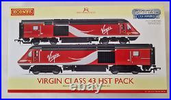 Hornby R3390TTS Virgin Train Class 43 HST Train Pack OO GAUGE DCC SOUND FITTED