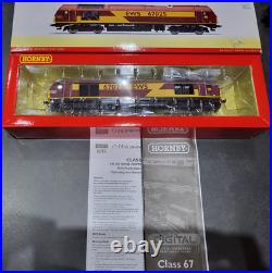 Hornby R3481 Class 67 DCC Sound Fitted Diesel Loco 67025 Western Star. Ews