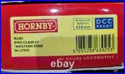 Hornby R3481 Class 67 DCC Sound Fitted Diesel Loco 67025 Western Star. Ews