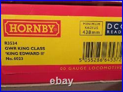 Hornby R3534 gwr king class king edward 11 no 6023 dcc ready