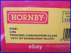 Hornby R3681 LMS Princess Coronation Class No. 6241 City of Edinburgh Brand New