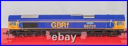 Hornby R3785, 00 Gauge, GM Class 66 Diesel Loco, 66731'Interhub GB' GBRf