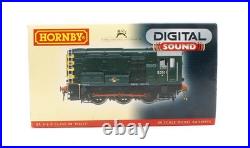 Hornby'oo' Gauge R2977xs Br Green 0-6-0class 08 Diesel Shunter Loco DCC Sound