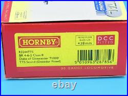 Hornby'oo' Gauge R3244tts'duke Of Gloucester' 71000 Tts Digital Sound Loco