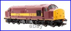 Hornby'tt120' Gauge Tt3037m Ews Maroon Class 37 704 Diesel Loco DCC Sound