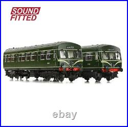 N Gauge 371-508SF -Farish Class Class 101 2-Car DMU BR Green (Sound Fitted)