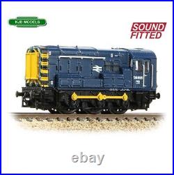 N Gauge Farish 371-015FSF DCC Sound Class 08 895 BR Blue Shunter Loco