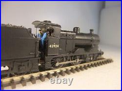 N gauge Farish 372-060 Midland Class 4F 43924 BR Black Detailed & Crew DCC SOUND