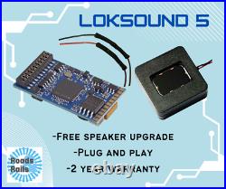 New Loksound 5 DCC Sound Decoder For Dapol Class 22 Baby Warship, D6300, Speaker
