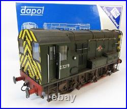 O Gauge Dapol 7D-008-003 DCC SOUND Class 08 BR Green Loco D3219 TMC Weathered