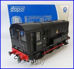 O Gauge Dapol 7D-008-004D DCC Sound Class 08 13240 BR Black Loco