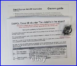 O Gauge Dapol 7D-008-004D DCC Sound Class 08 13240 BR Black Loco