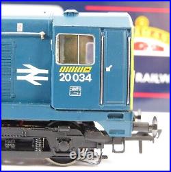 OO Gauge Bachmann 32-035DS DCC SOUND Class 20 034 BR Blue Loco