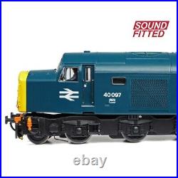 OO Gauge Bachmann 32-489SF DCC SOUND Class 40 Disc Headcode 40097 BR Blue Loco