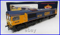 OO Gauge Bachmann 32-727DS DCC SOUND Class 66 702 Blue Lightning GBRF Loco (L1)