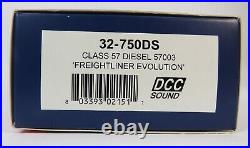 OO Gauge Bachmann 32-750DS DCC SOUND Class 57 003 Freightliner Evolution Loco