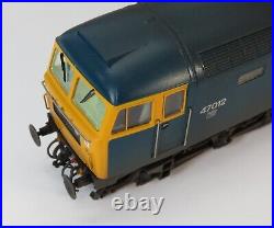 OO Gauge Bachmann 35-411SFX TMC Weathered DCC SOUND Class 47 012 BR Blue Loco