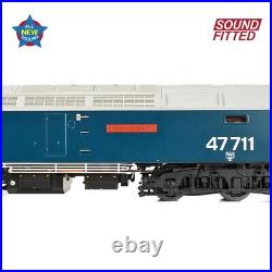 OO Gauge Bachmann 35-415SF DCC SOUND Class 47 711 Greyfriars Bobby BR Blue Loco