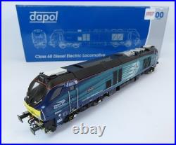 OO Gauge Dapol 4D-022-001S DCC SOUND Class 68 002 Intrepid DRS Livery Loco