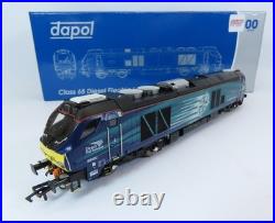 OO Gauge Dapol 4D-022-001S DCC SOUND Class 68 002 Intrepid DRS Livery Loco