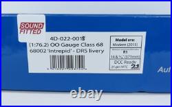 OO Gauge Dapol 4D-022-001S DCC SOUND Class 68 002 Intrepid DRS Livery Loco