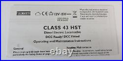 OO Gauge Hornby R3138 DCC SOUND FITTED Class 43 BR Blue Grey HST 2 Decoders