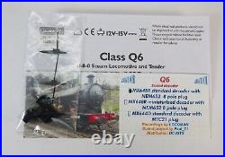 OO Gauge Hornby R3426 DCC SOUND Class Q6 63429 BR Black Loco Weathered