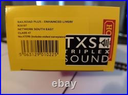 R30187 Hornby OO Gauge Class 47/4 47598 Railroad DCC Sound