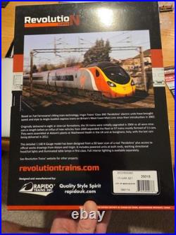 Rapido N Gauge Virgin Class 390 Pendolino DCC SOUND With Light Bars