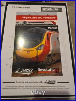 Rapido N Gauge Virgin Class 390 Pendolino DCC SOUND With Light Bars