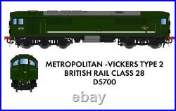 Rapido Trains 905007 Class 28 D5700 BR Green (DCC-Sound)