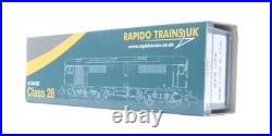 Rapido'n' Gauge 905508 Br Red/blue Class 28 #97281 Locomotive DCC Sound