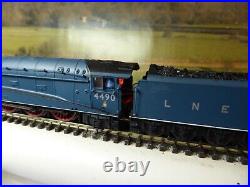 Superb Dapol A4 with all New Zimo MS N Gauge Sound Crew Firebox Flicker